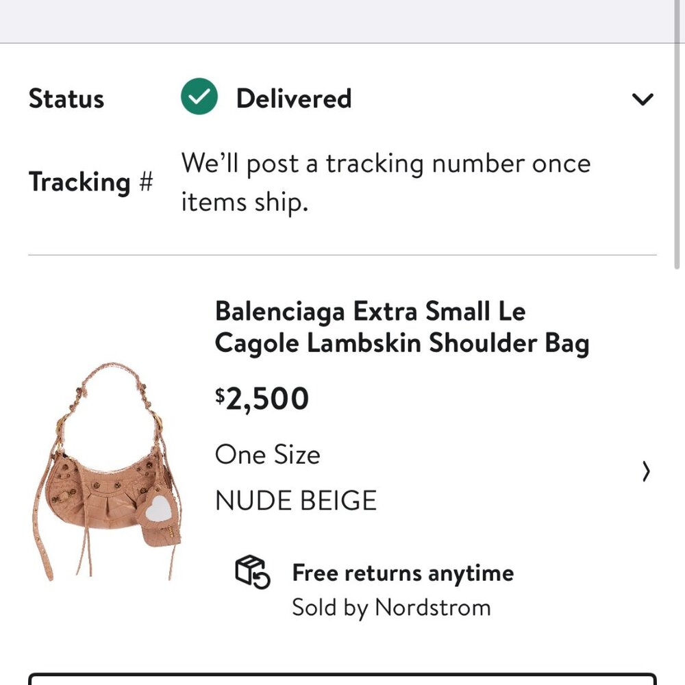 Balenciaga Extra Small Le Cagole Lambskin Shoulder Bag - Picture 6 of 6